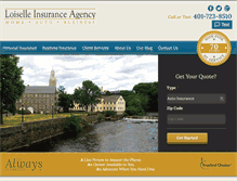 Tablet Screenshot of loiselleinsurance.com